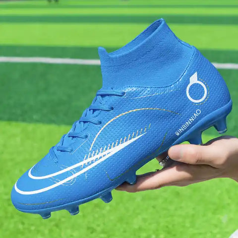 Buy blue Kids / Youth AG Soccer Cleats Ultralight Precision for the Lawn or Artificial Grass