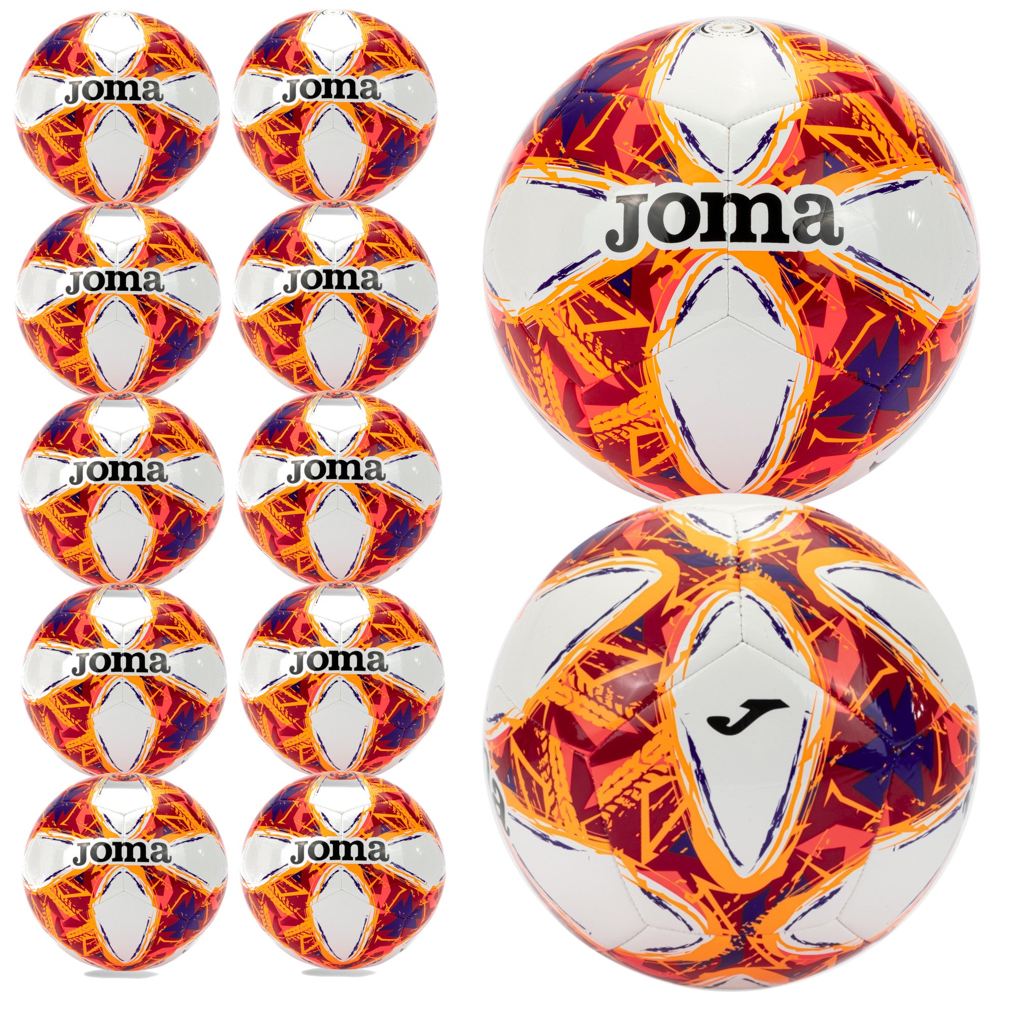 Joma Challenge III Soccer Ball – Pack of 12 Balls