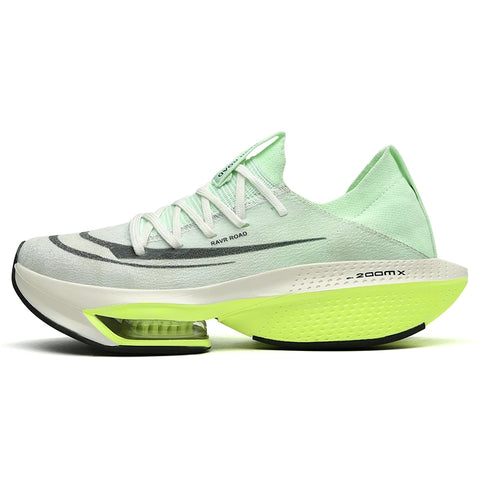 Buy white-green TR Lightweight Unisex Running Shoes High Cushioned Sneakers