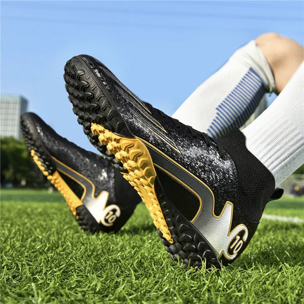 Kids / Youth High Ankle Turf Soccer Shoes for Artificial Grass and Indoor - 21