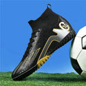 Kids / Youth High Ankle Turf Soccer Shoes for Artificial Grass and Indoor - 33