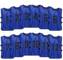 Tych3L Numbered Jersey Bibs Scrimmage Training Vests - 13