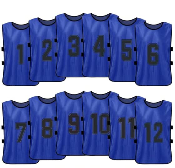 Tych3L Numbered Jersey Bibs Scrimmage Training Vests - 13