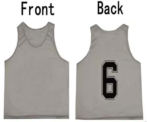 Tych3L 12 Pack of Numbered Jersey Bibs Scrimmage Training Vests for all sizes. - 3