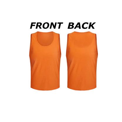 Team Practice Mesh Scrimmage Vests Sport Pinnies Training Bibs (6 Pieces)