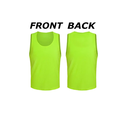 Team Practice Mesh Scrimmage Vests Sport Pinnies Training Bibs (6 Pieces)