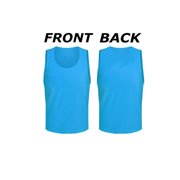 Tych3L 6 Pack of Jersey Bibs Scrimmage Training Vests for all sizes. - 18
