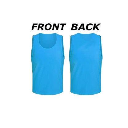 Team Practice Mesh Scrimmage Vests Sport Pinnies Training Bibs (12 Pieces)