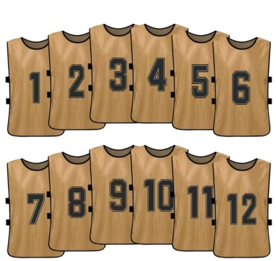 Tych3L Numbered Jersey Bibs Scrimmage Training Vests - 4