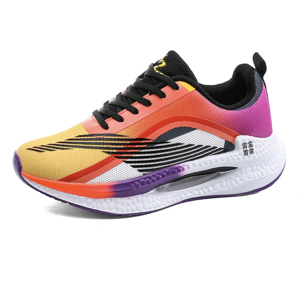 Lightweight Cushioned Unisex Multicolor Sneakers - 8