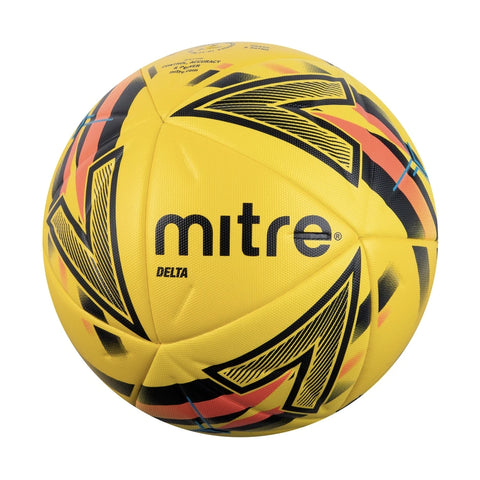 Buy yellow-black-green Mitre Delta One  Soccer Ball