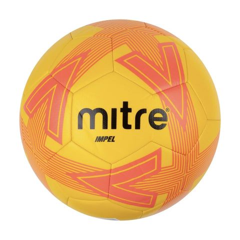 Buy yellow-tangerine-black Mitre Impel Training Soccer Ball