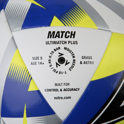 Mitre Ultimatch Plus Match Soccer Ball IMS Standard