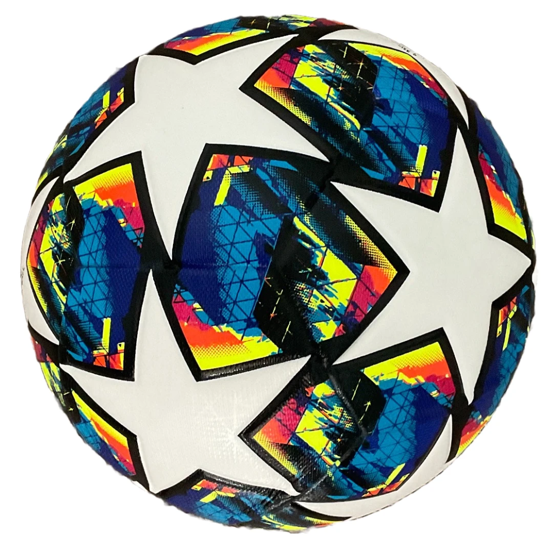 Tych3L Size 5 High Quality Soccer Ball Champions League Colorful