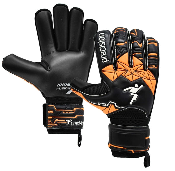 Precision Junior Fusion X Roll Finger Protect GK Gloves - 1