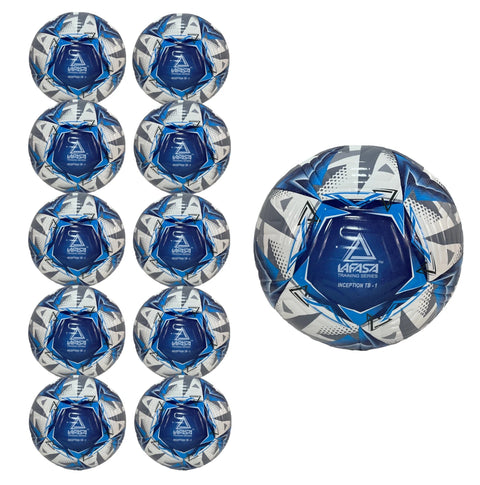 Pack of 10 Lafasa Sport Training Soccer Ball Size 5 Inception V1