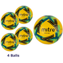 Soccer Ball Pack of 10, 6, 4 Mitre Impel Max Training Ball plus Mitre Bag - 10