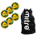Soccer Ball Pack of 10, 6, 4 Mitre Impel Max Training Ball plus Mitre Bag - 8