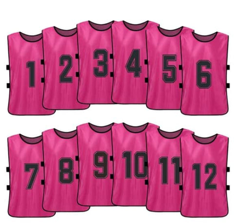 Comprar pink Tych3L Numbered Jersey Bibs Scrimmage Training Vests