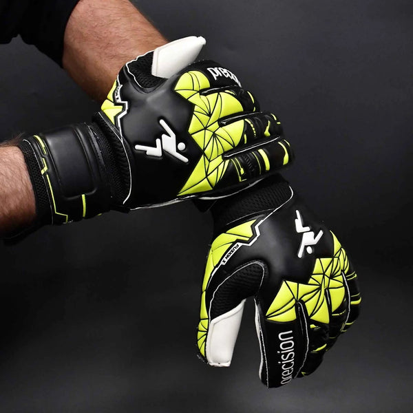 Precision Junior Fusion X Flat Cut Finger Protect GK Gloves - 4