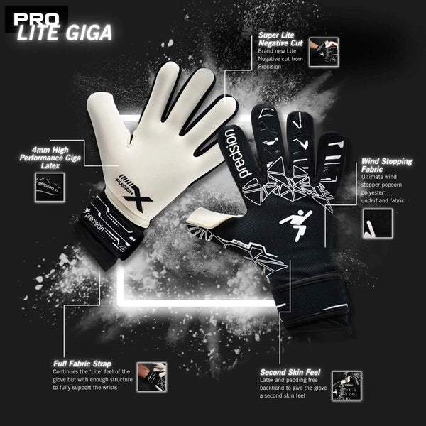 Precision Junior Fusion X Pro Lite Giga GK Gloves - 5