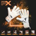 Precision Junior Fusion X Pro Negative Contact Duo GK Gloves - 6