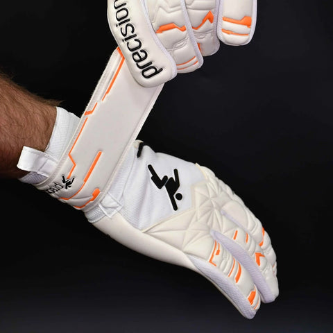 Precision Junior Fusion X Pro Negative Contact Duo GK Gloves - 0