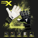 Precision Junior Fusion X Pro Roll Finger Giga GK Gloves - 5