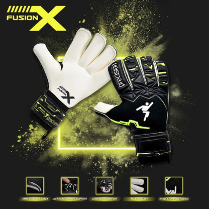 Precision Junior Fusion X Pro Roll Finger Giga GK Gloves