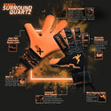 Precision Junior Fusion X Pro Surround Quartz GK Gloves - 4
