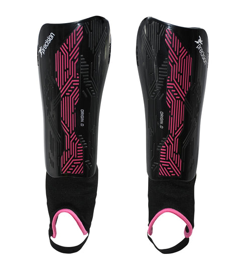 Buy black-pink Precision Origin Shin &amp; Ankle Guards