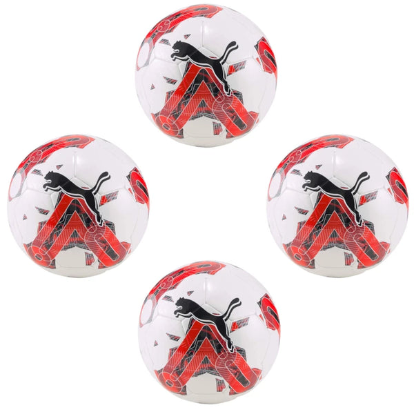 Soccer Ball Pack of 10, 6, 4 Puma Orbita 6 MS Training Soccer Ball Multiple Sizes plus Puma Bag - 13