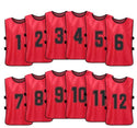 Tych3L Numbered Jersey Bibs Scrimmage Training Vests - 7