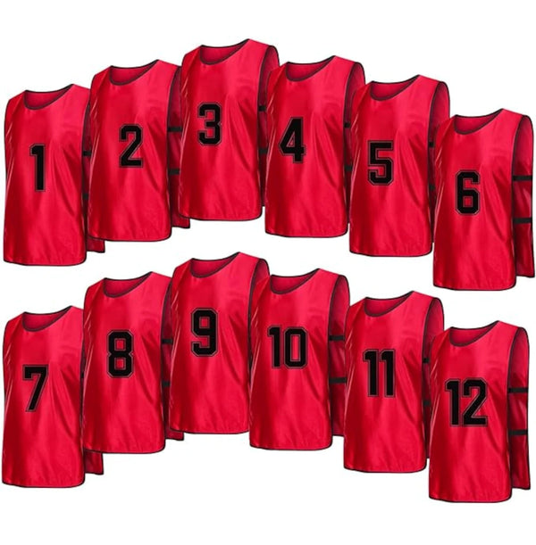 Tych3L Numbered Jersey Bibs Scrimmage Training Vests - 3
