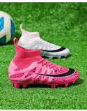 Men / Women Two Color High Ankle Cleats for Outdoor and Grass - 9