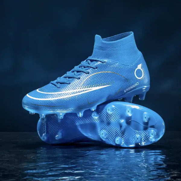 Baby blue 2025 football cleats