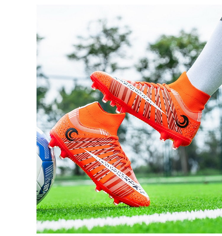 Men / Women Soccer Cleats  High Ankle for Training or Games