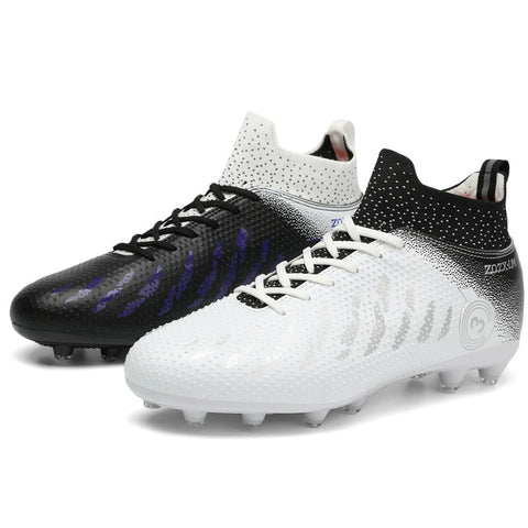 Buy white-black Kids / Youth Messi Style Soccer Cleats Shoes for Firm Ground or Lawn