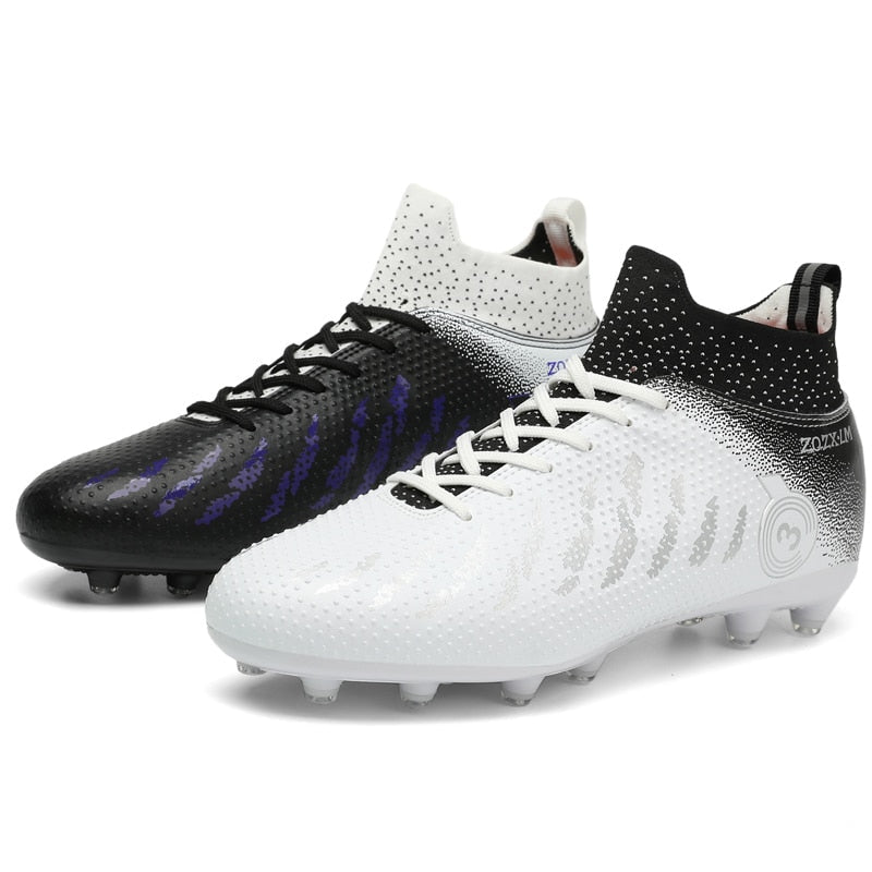 Comprar white-black Kids / Youth Messi Style Soccer Cleats Shoes for Firm Ground or Lawn