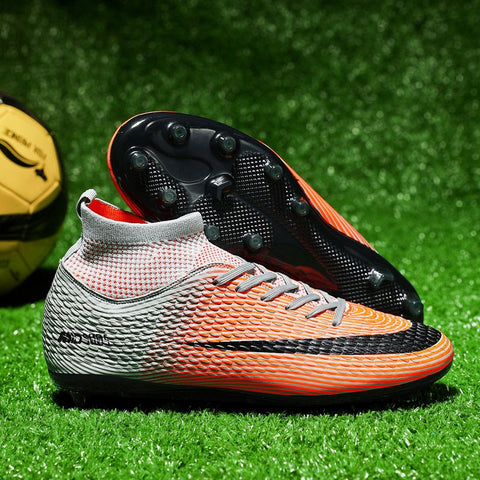 Buy orange Men / Women Soccer Cleats for Outdoor, Lawn or Artificial Grass