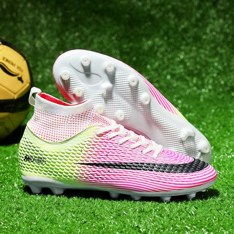 Buy pink Men / Women Soccer Cleats for Outdoor, Lawn or Artificial Grass