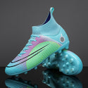 Men / Women Soccer Training High Ankle Game Shoes for Firm Ground Cleats - 4
