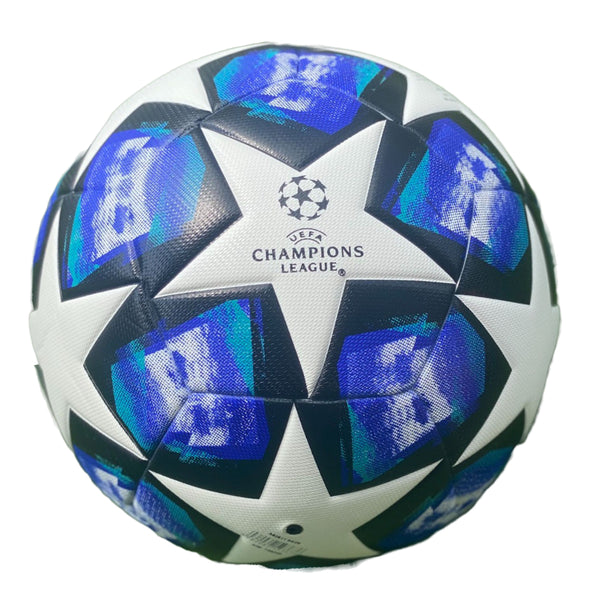 Pack of 10 Soccer Ball Size 5 of Champions League for Training Dark Blue - 2