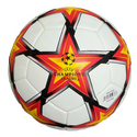 Tych3L Champions League Soccer Ball Size 5 in White Orange Black. - 1