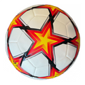 Tych3L Champions League Soccer Ball Size 5 in White Orange Black. - 3