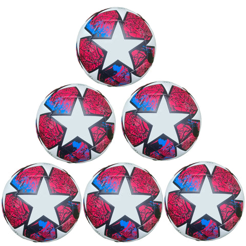 Soccer Ball Size 5 Pack of 10 Champions League Istanbul for Training or Game - 0