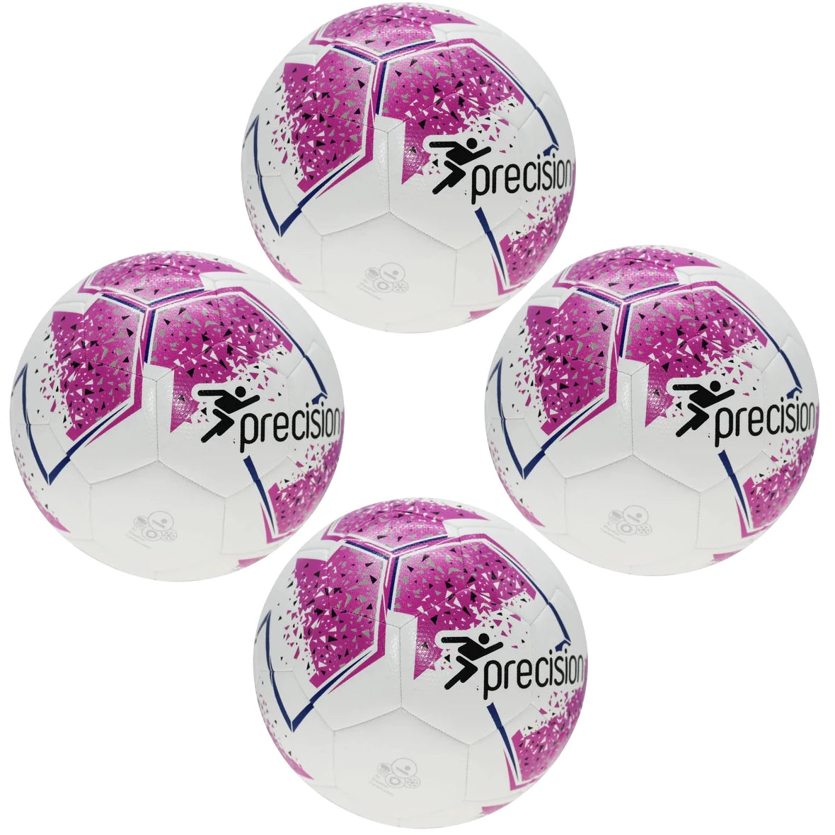 Buy white-pink-purple-grey Precision Fusion IMS Training Soccer Ball - (Pack of 4, 6 or 10)