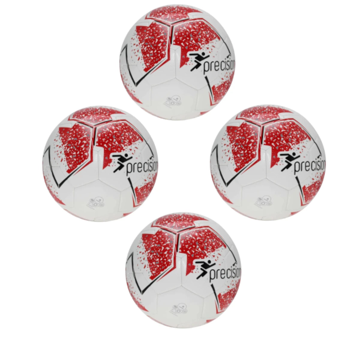 Comprar white-red-grey-black Precision Fusion IMS Training Soccer Ball - (Pack of 4, 6 or 10)