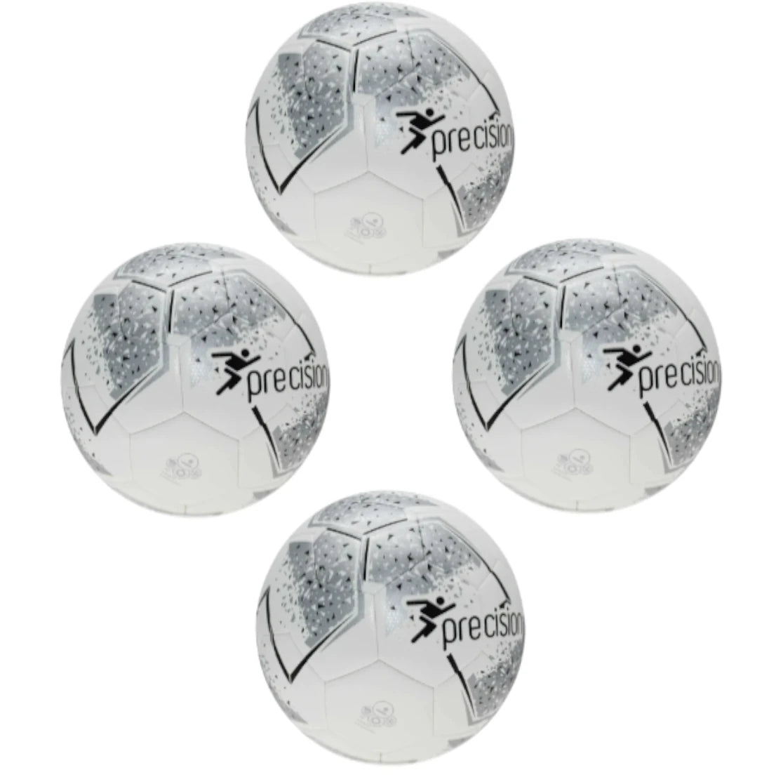 Comprar white-silver-black-white Precision Fusion IMS Training Soccer Ball - (Pack of 4, 6 or 10)