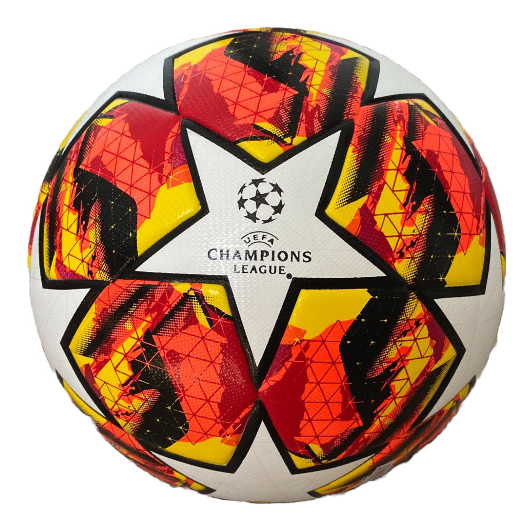 Soccer Ball Size 5 of Champions League Orange Fire